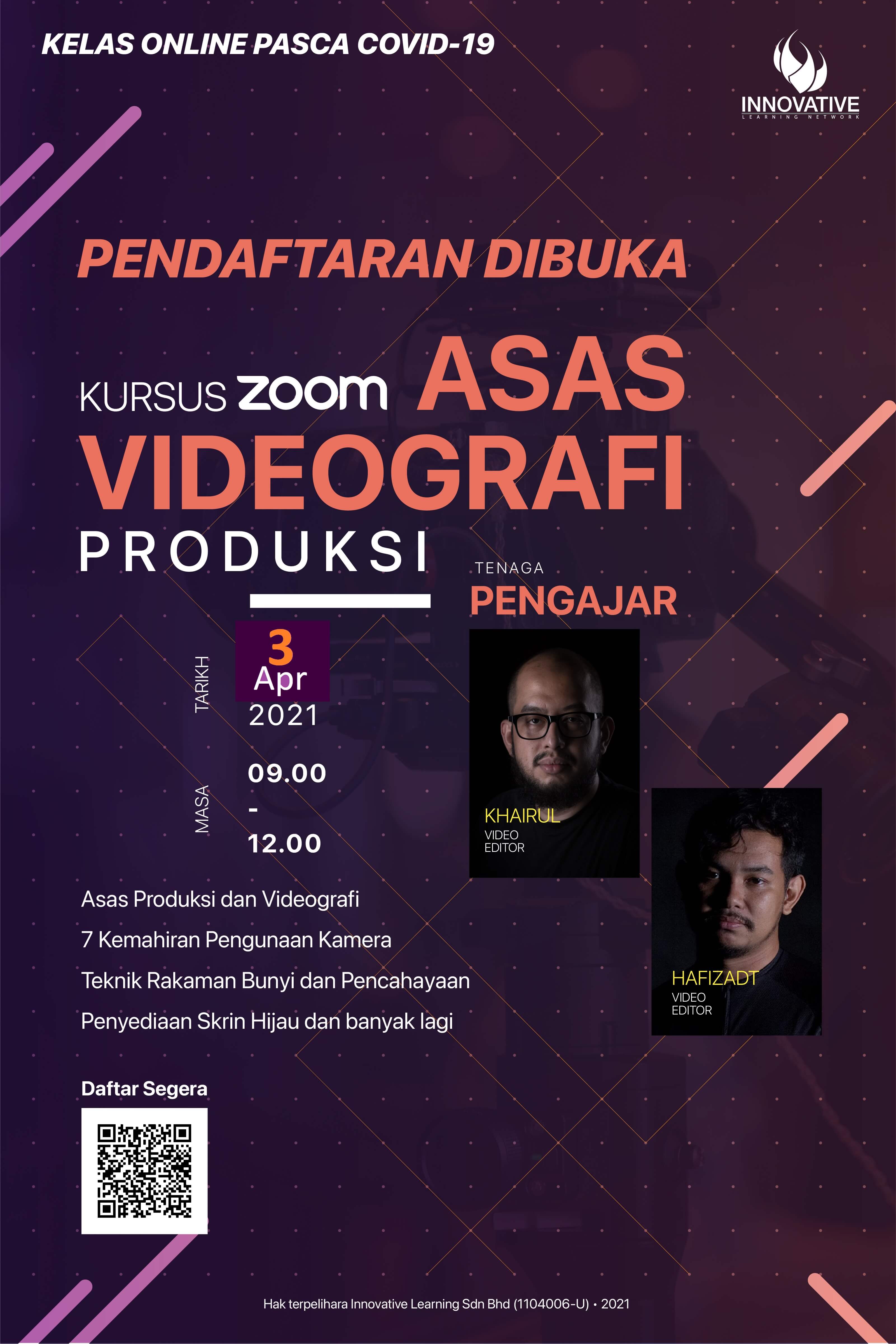 E Poster 3 Apr Asas Videografi