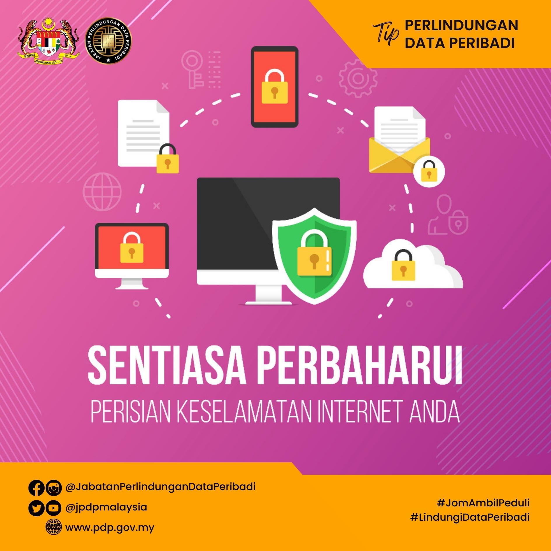 Sentiasa Perbaharui Perisian Keselamatan Internet Anda