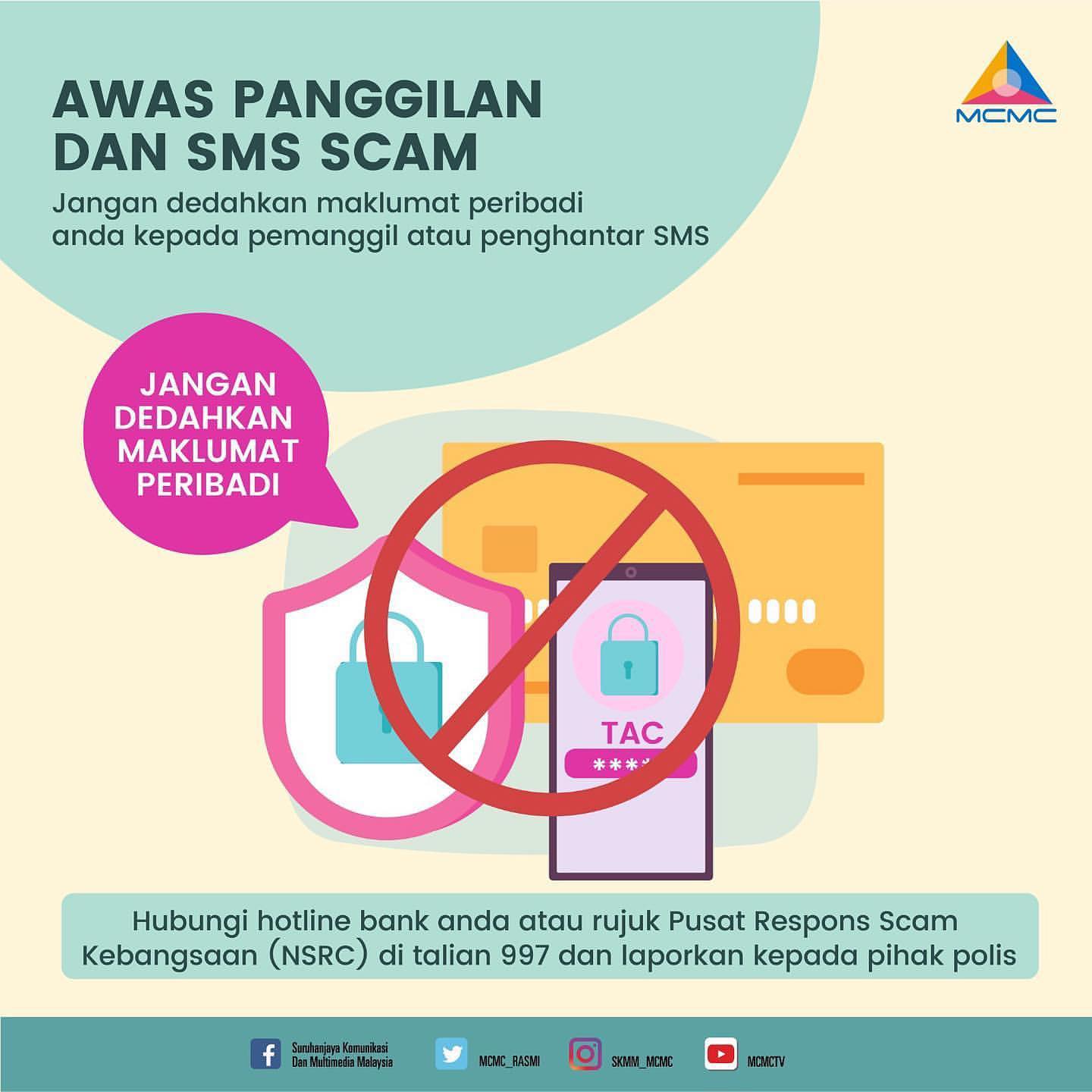 Awas Panggilan dan SMS Scam