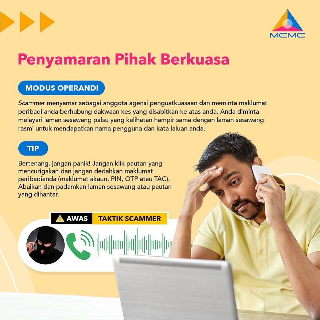 Scam penyamaran pihak berkuasa